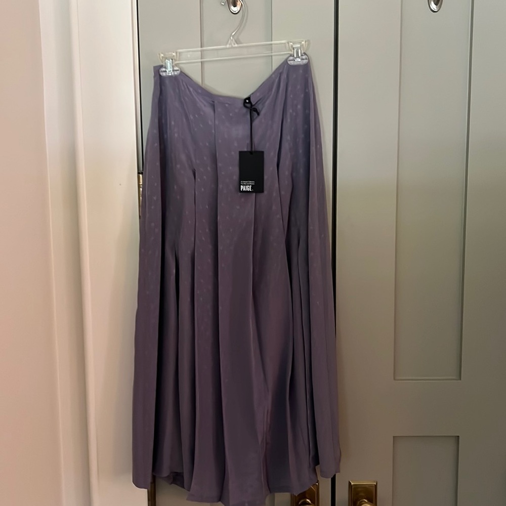 Paige silk skirt